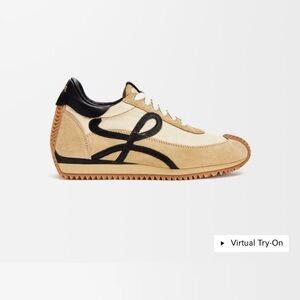 Loewe Beige and Black Women's Sneakers